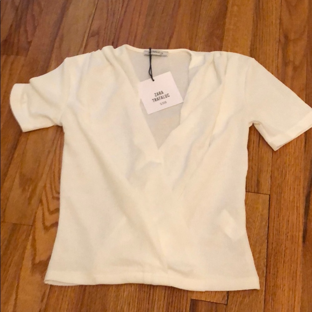 Zara white/cream top